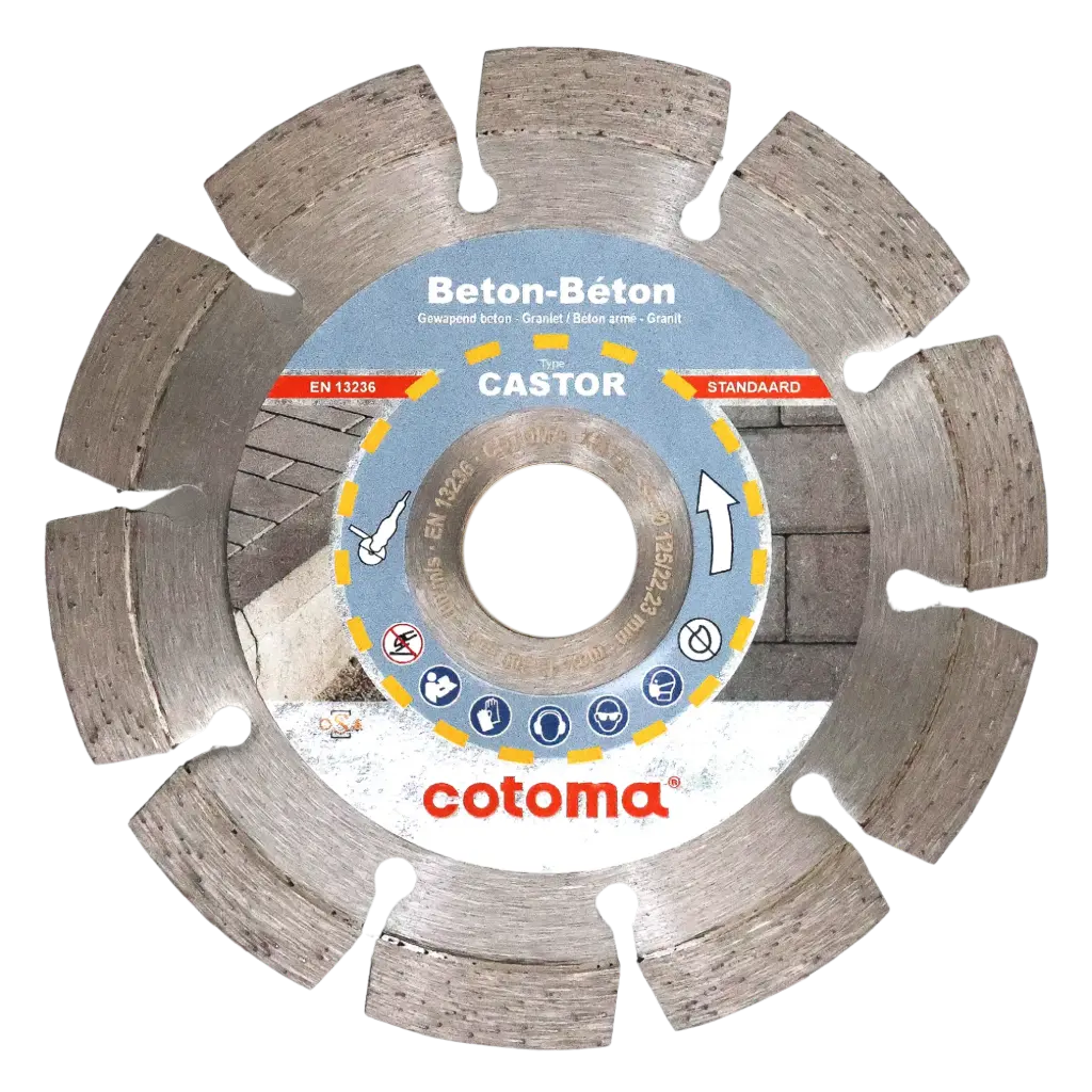 CASTOR-125-22,23 Diamantzaag beton INTENS