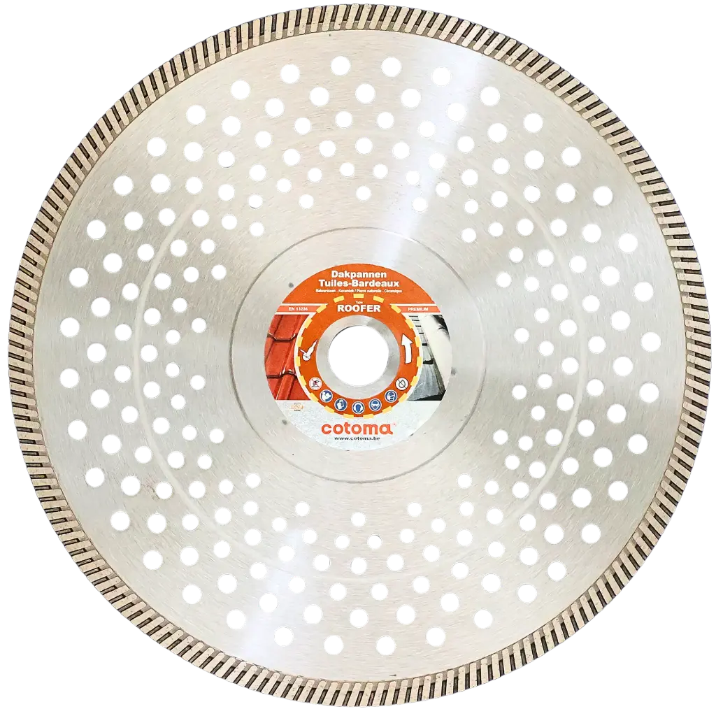 ROOFER-230-22,23 Diamantzaag harde dakpannen, nokstenen, wasbeton