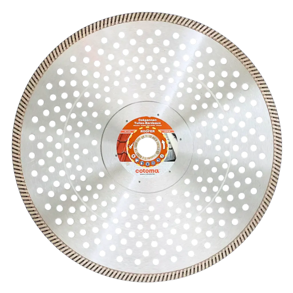 ROOFER-350-25,4 Diamantzaag harde dakpannen, nokstenen, wasbeton