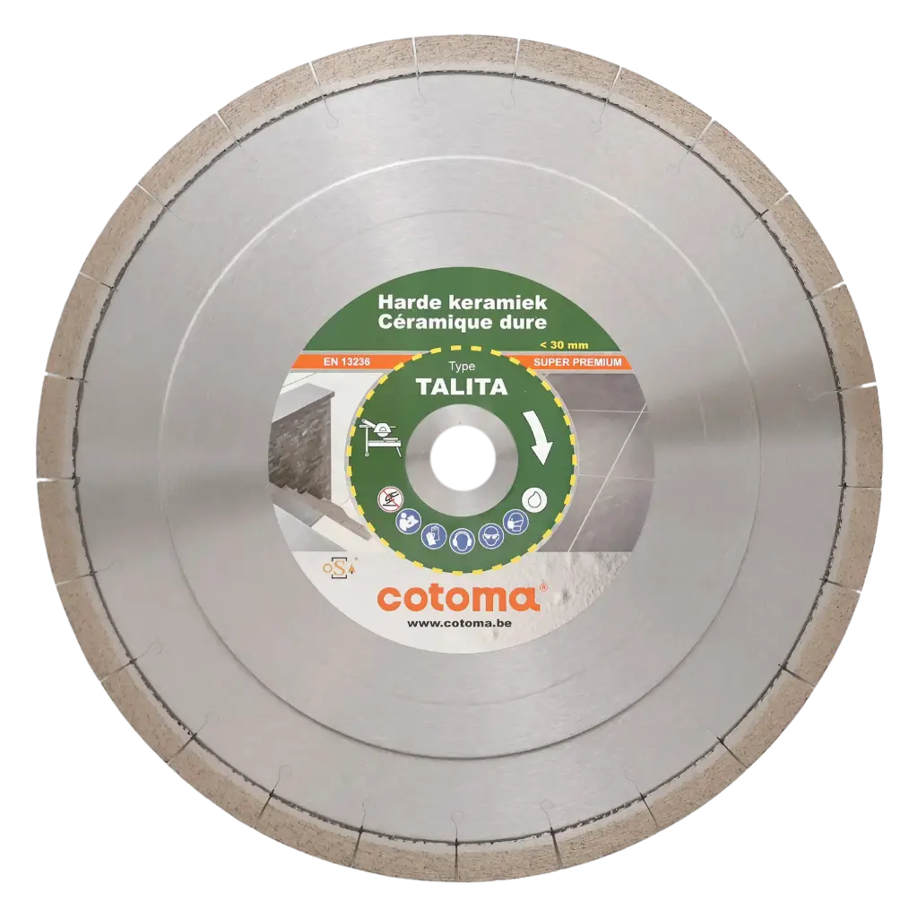 TALITA-250-25,4 Diamantzaag extreem harde keramische tegels tot 30 mm
