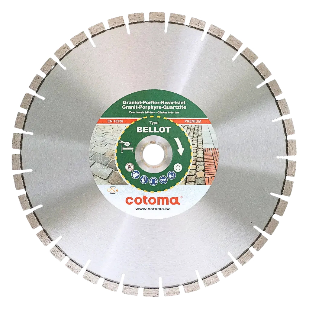 BELLOT-350-25,4 Diamantzaag granieten, harde klinkers