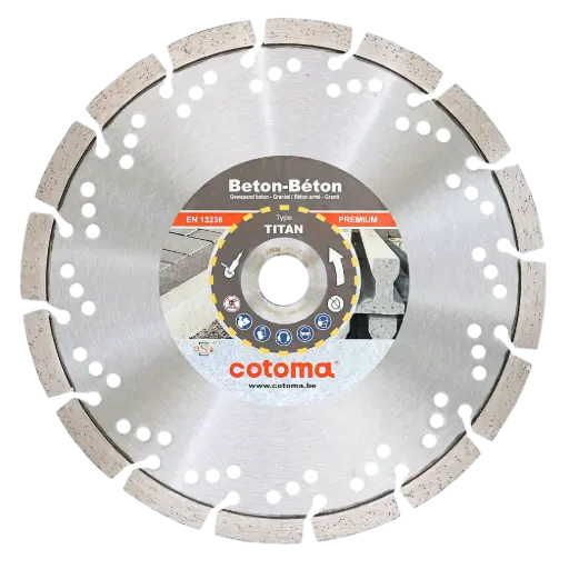 [110230] TITAN-230-22,23 Diamantzaag beton, gewapend PREMIUM