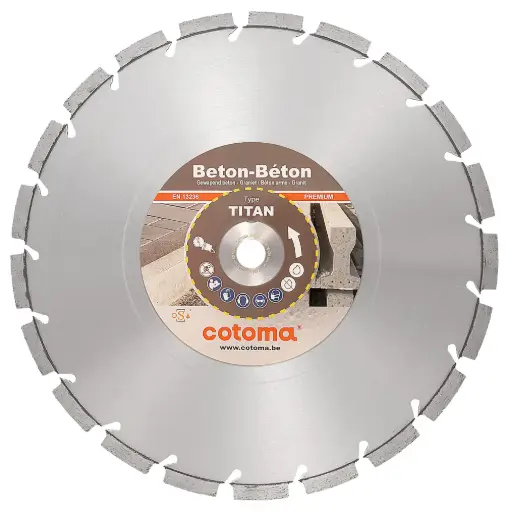 [110354] TITAN-350-25,4 Diamantzaag beton, gewapend PREMIUM