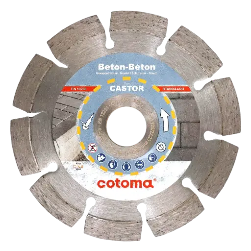 [120125] CASTOR-125-22,23 Diamantzaag beton INTENS