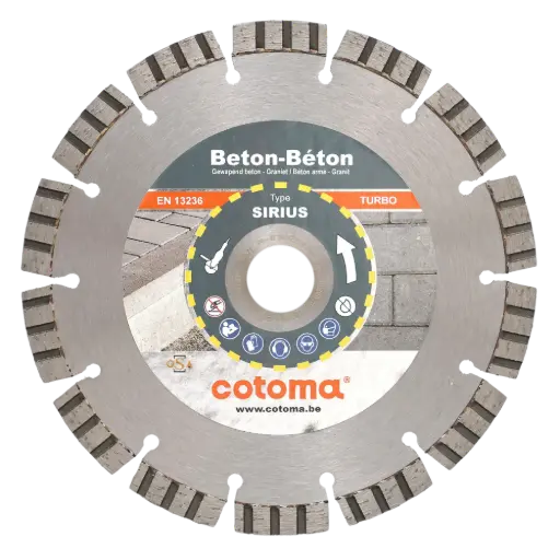 [140150] SIRIUS-150-22,23 Diamantzaag gewapend beton en graniet TURBO