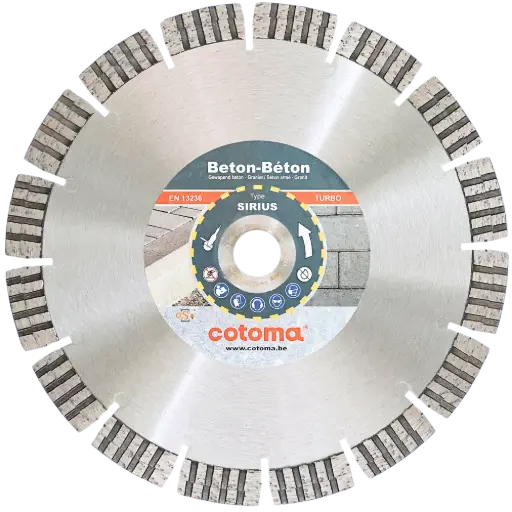 [140230] SIRIUS-230-22,23 Diamantzaag gewapend beton en graniet TURBO